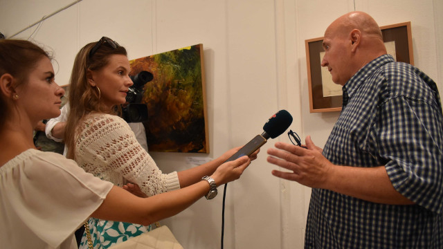 Отварање изложбе Владе Њарадија