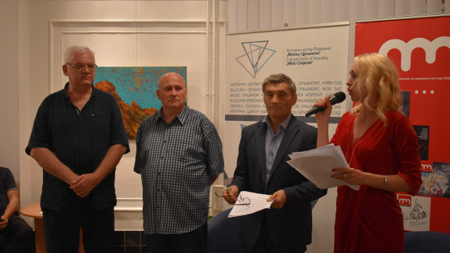 Отварање изложбе Владе Њарадија