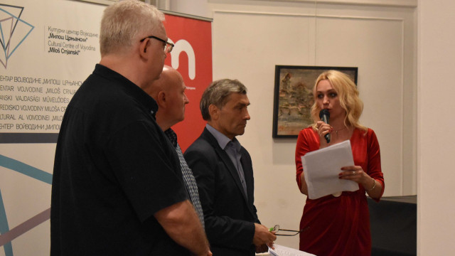 Отварање изложбе Владе Њарадија