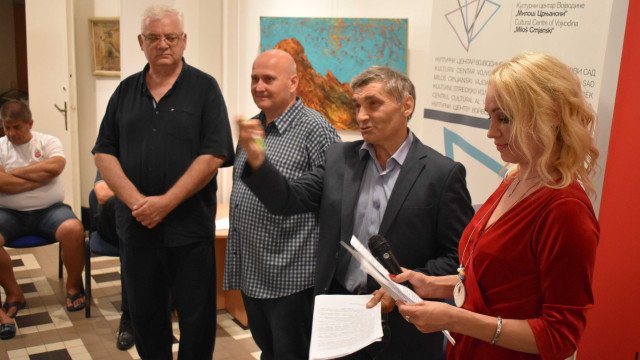 Отварање изложбе Владе Њарадија