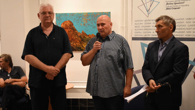 Отварање изложбе Владе Њарадија